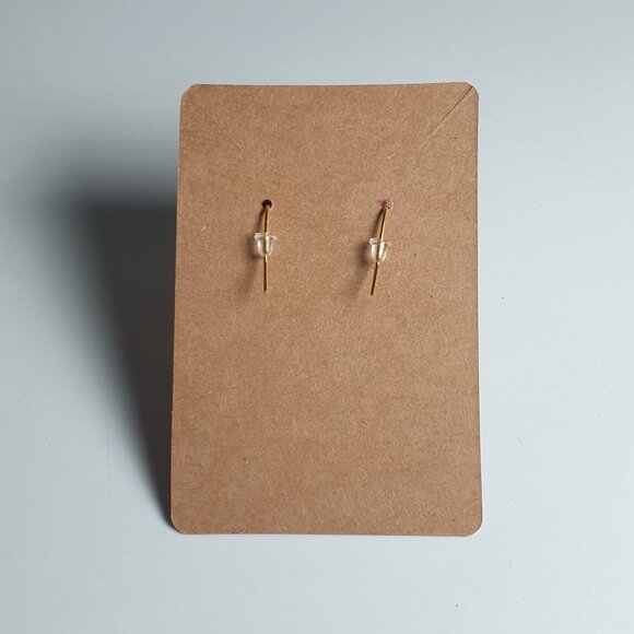 Handmade Black Gold Beaded Dangle Earrings Women Elegant Jewelry Gift Idea - Picture 2 of 3